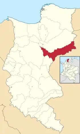 Localisation de Fundación