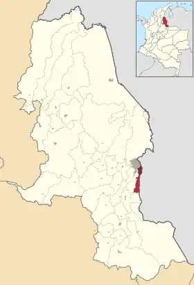 Localisation de Villa del Rosario