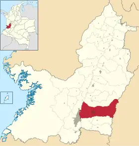 Localisation de Palmira