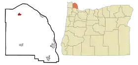 Localisation de Clatskanie