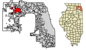 Localisation de Elgin