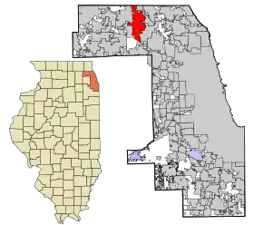 Localisation de Arlington Heights