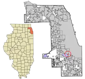 Localisation de Merrionette Park