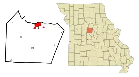 Localisation de Boonville