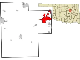 Localisation de Sapulpa