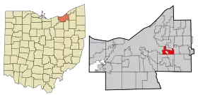 Localisation de Warrensville Heights