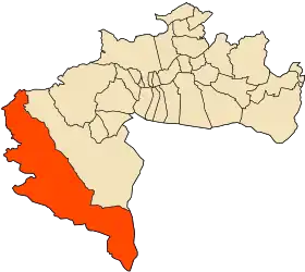 Localisation de Ras El Miaad