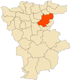 Localisation de Mila ميلة