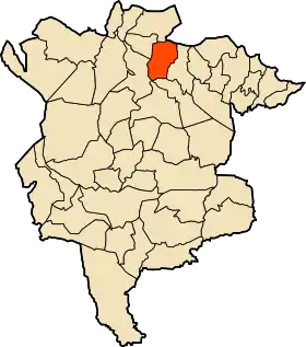 Localisation de Ouled Mansour