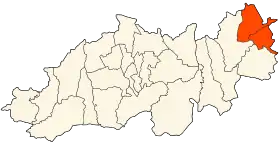 Localisation de Daïra de Meftah / ⵜⴰⴷⴰⵢⵕⴰ ⵏ ⵎⴻⴼⵜⴰⵃ / Tadayṛa n Meftaḥ