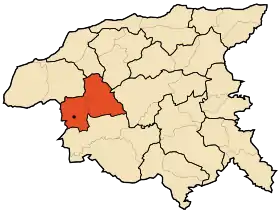 Localisation de Daïra d'Aïn Merane