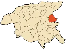 Localisation de Beni Rached