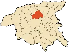 Localisation de Bouzeghaia