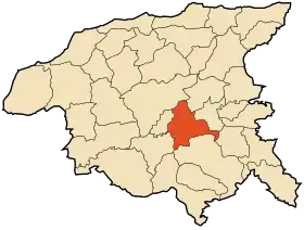 Localisation de Chlef