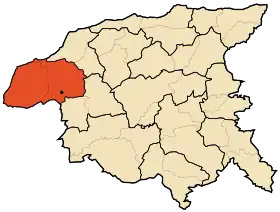 Localisation de Daïra de Taougrite