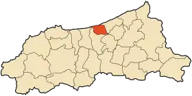 Localisation de El Kennar Nouchfi