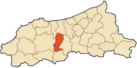 Localisation de Oudjana