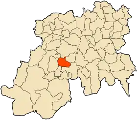 Localisation de Moudjbar