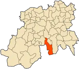 Localisation de Ouled Maaref