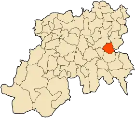 Localisation de Sidi Zahar