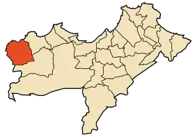 Localisation de Aïn El Kerma