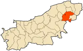 Localisation de Baghlia