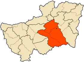 Localisation de Daïra de Taoura