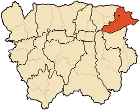 Localisation de Daïra de Boumedfaa