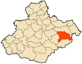 Localisation de Aïn Tarek