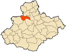 Localisation de Ouled Sidi Mihoub