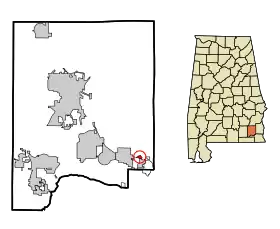 Localisation de Napier Field