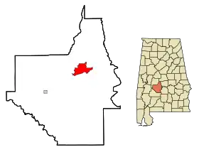 Localisation de Selma