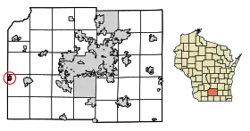 Localisation de Blue Mounds