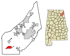 Localisation de Crossville