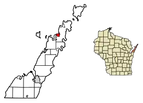 Localisation de Sister Bay