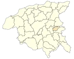 Localisation de Ouled Abbes