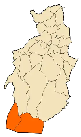 Localisation de Daïra de Negrine