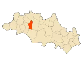 Localisation de Hanchir Toumghani