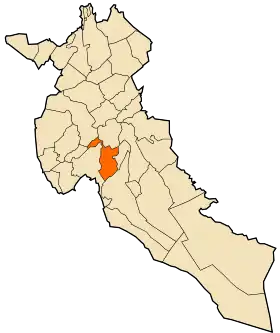 Localisation de Aïn El Ibel