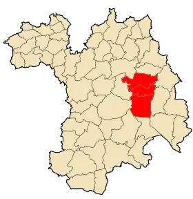 Localisation de Daïra d'El Eulma