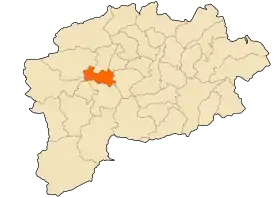 Localisation de Houari Boumediene