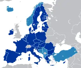 Carte de l'organisation