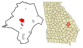 Localisation de Swainsboro