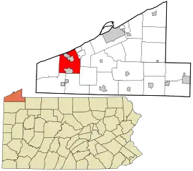 Localisation de Girard Township