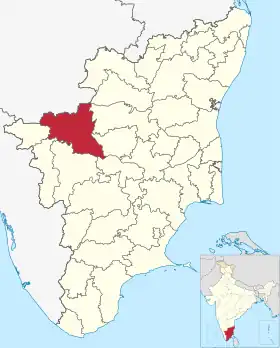 Localisation de District d'Erode