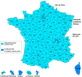 Localisation de Département