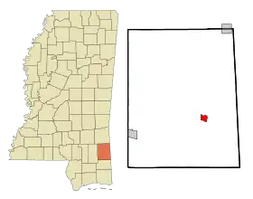Localisation de Leakesville