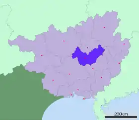 Localisation de Laibin