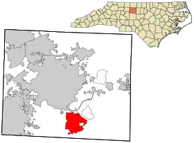 Localisation de Pleasant Garden