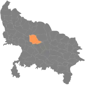 Localisation de District d'Hardoi हरदोइ ज़िला